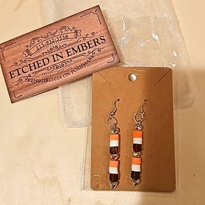 PHILADELPHIA FLYERS themed earrings